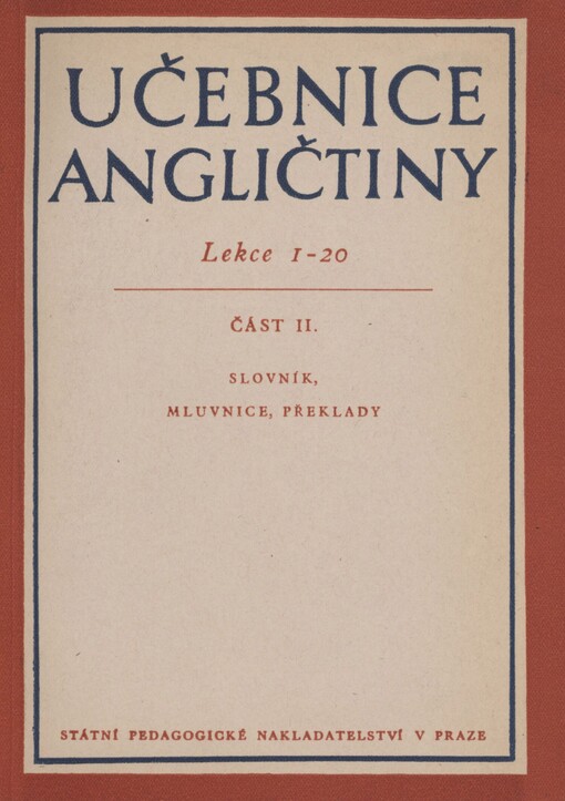 Učebnice angličtiny: lekce 1-20