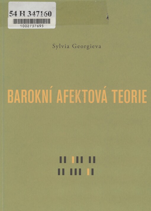 Barokní afektová teorie
