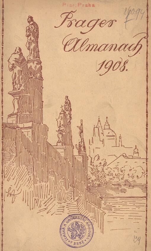 Prager Almanach auf das Jahr 1908