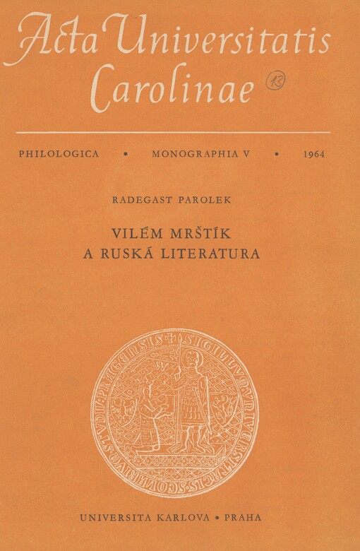 Vilém Mrštík a ruská literatura