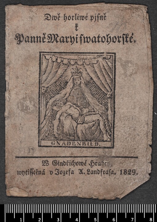 Dwě horliwé pjsně k Panně Maryi swatohorské