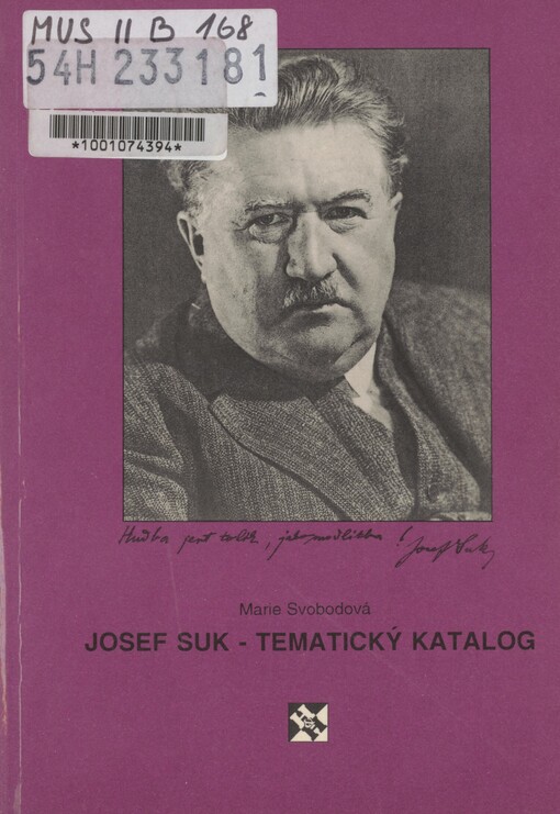 Josef Suk - tematický katalog