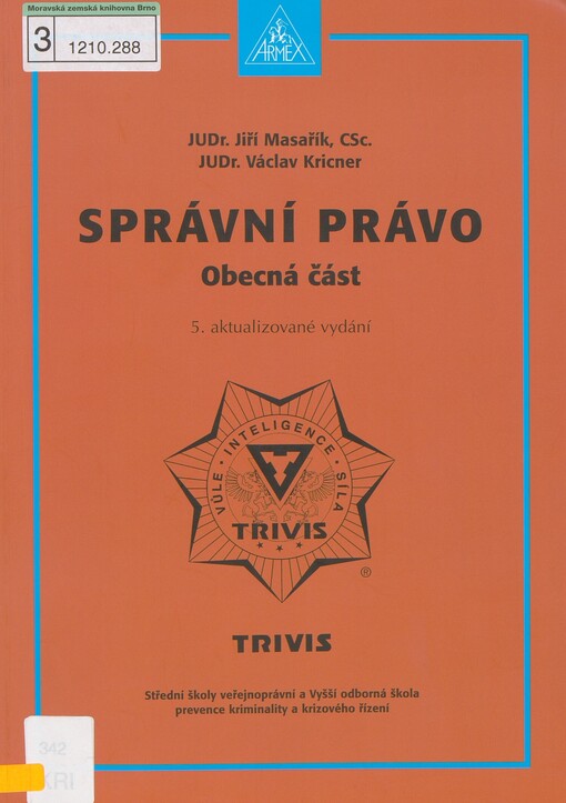 Správní právo: obecná část