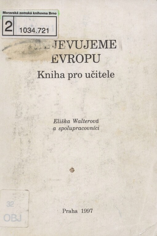 Objevujeme Evropu: kniha pro učitele