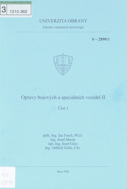 Opravy bojových a speciálních vozidel II