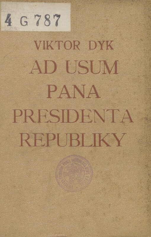 Ad usum pana presidenta republiky