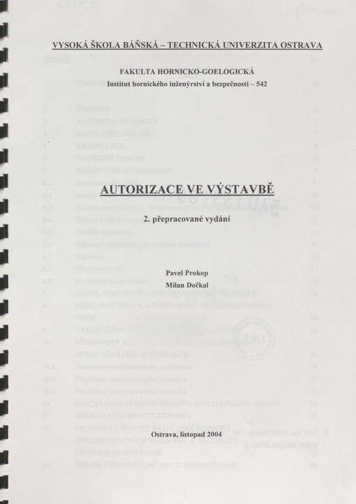 Autorizace ve výstavbě