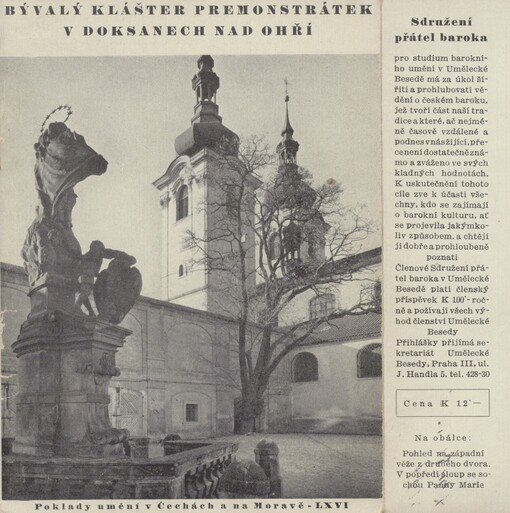 Bývalý klášter premonstrátek v Doksanech nad Ohří