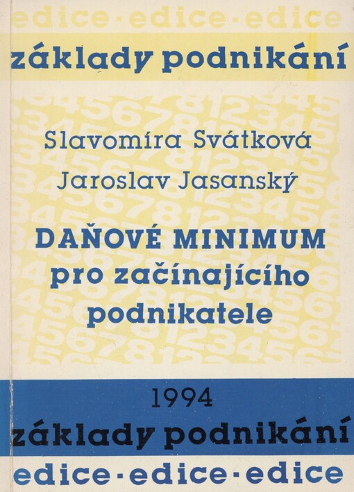 Daňové minimum pro začínajícího podnikatele (fyzickou osobu)