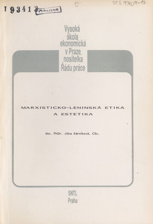 Marxisticko-leninská etika a estetika