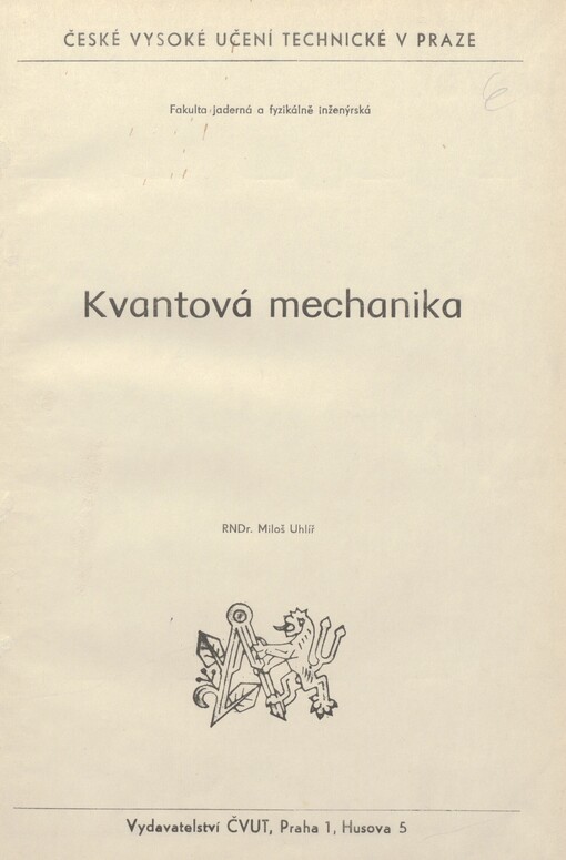 Kvantová mechanika