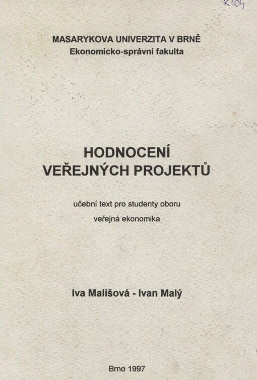 Hodnocení veřejných projektů