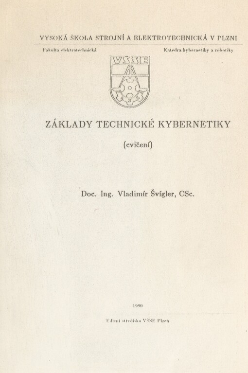 Základy technické kybernetiky: (cvičení)