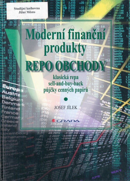 Moderní finanční produkty - repo obchody
