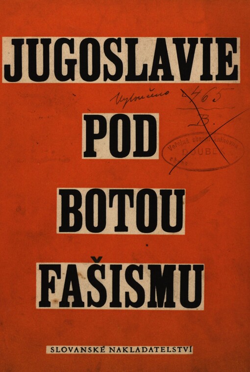 Jugoslavie pod botou fašismu
