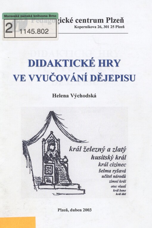 Didaktické hry ve vyučování dějepisu