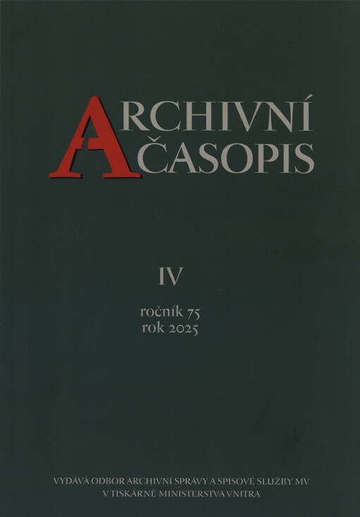 Archivní časopis
