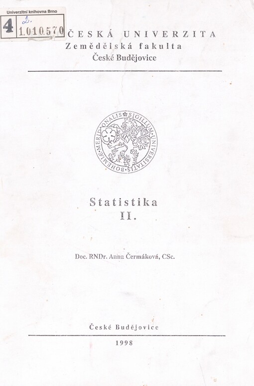 Statistika. 2