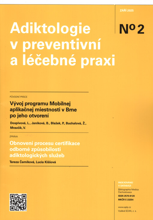 Adiktologie v preventivní a léčebné praxi