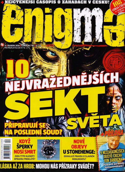 Enigma : záhadné události - tajná společenství - nevysvětlitelné úkazy - paranormální jevy - konspirační teorie