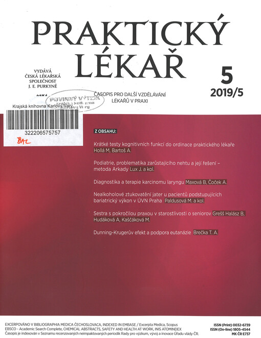 Praktický lékař : časopis pro další vzdělávání lékařů