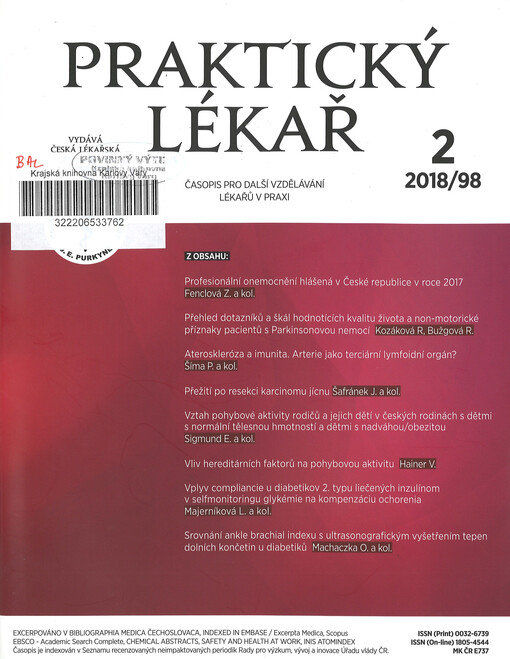 Praktický lékař : časopis pro další vzdělávání lékařů