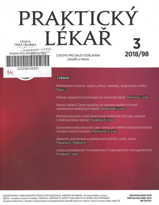 Praktický lékař : časopis pro další vzdělávání lékařů