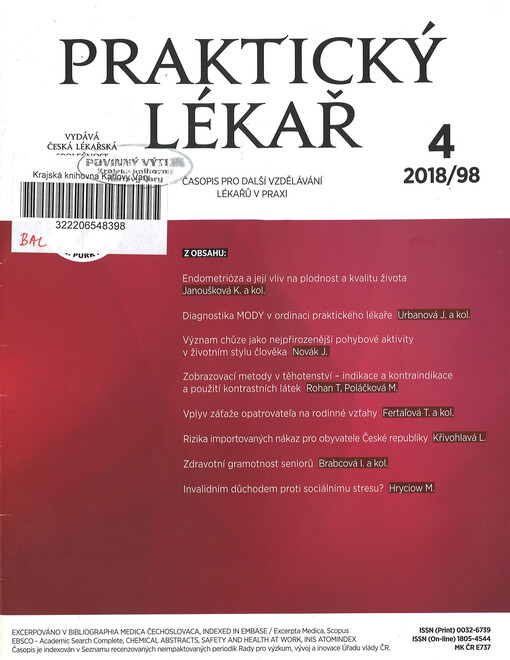 Praktický lékař : časopis pro další vzdělávání lékařů