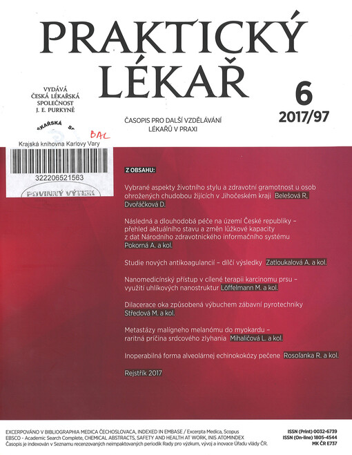 Praktický lékař : časopis pro další vzdělávání lékařů