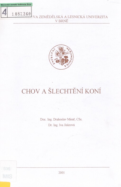 Chov a šlechtění koní