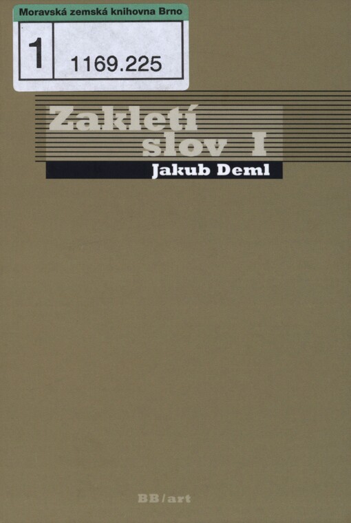 Zakletí slov: výbor z veršů a básní v próze