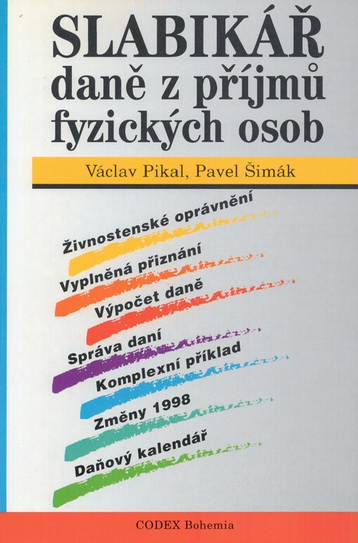 Slabikář daně z příjmů fyzických osob
