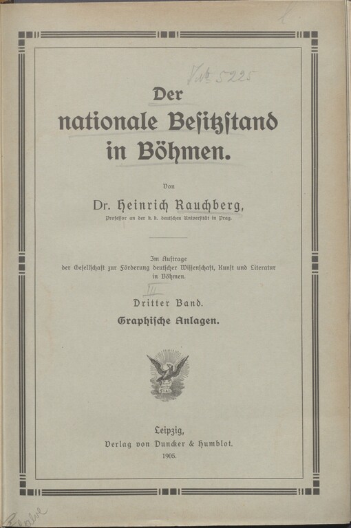 nationale Besitzstand in Böhmen