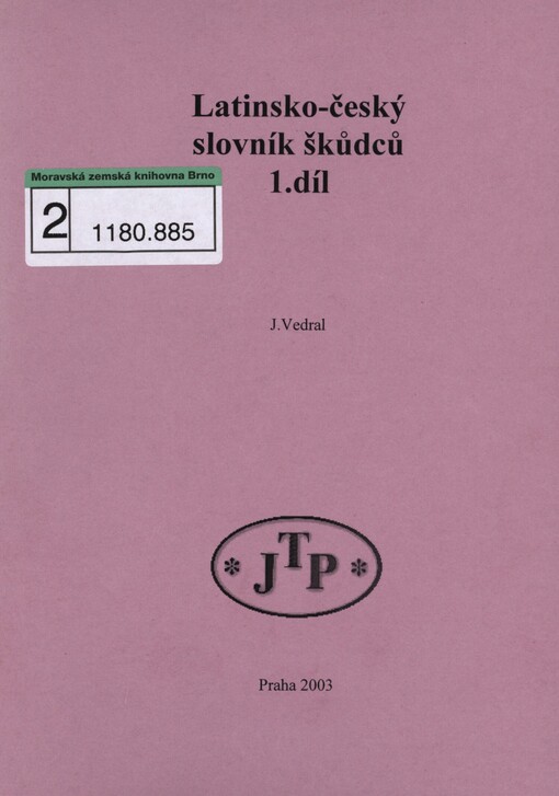 Latinsko-český slovník škůdců