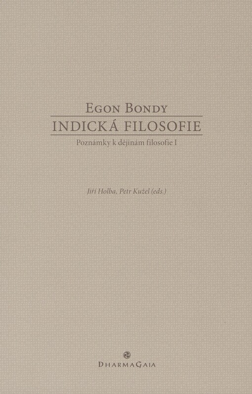 Poznámky k dějinám filosofie. I. Indická filosofie