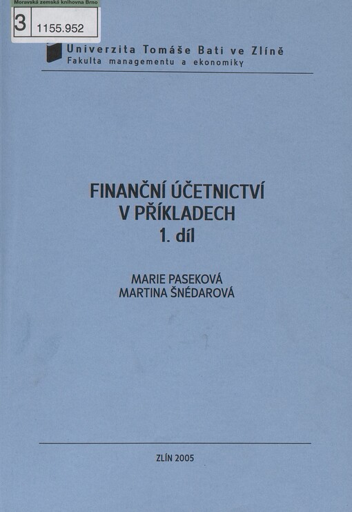 Finanční účetnictví v příkladech