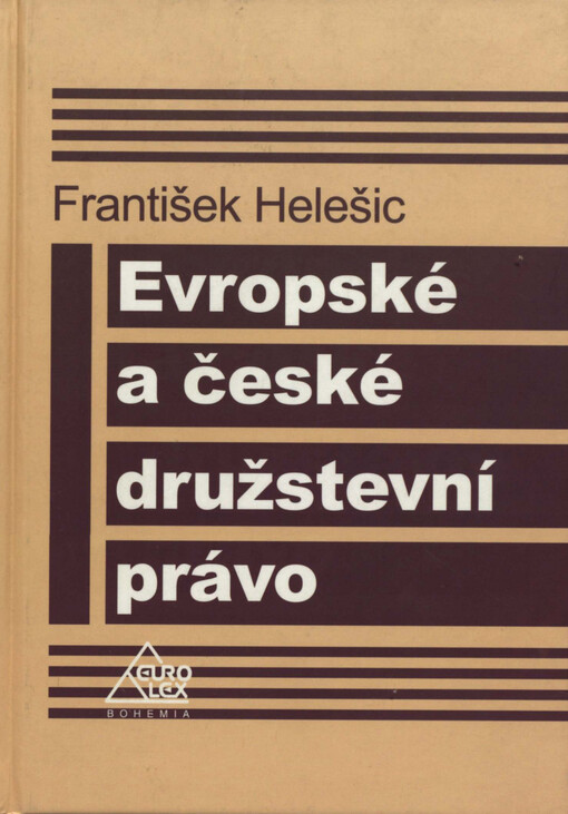 Evropské a české družstevní právo
