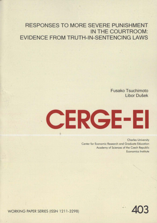 Responses to more severe punishment in the courtroom: evidence from truth-in-sentencing laws