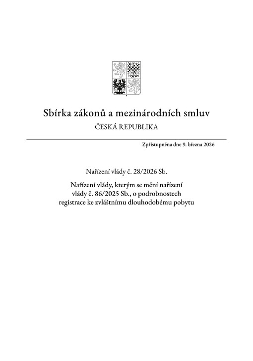 Sbírka zákonů a mezinárodních smluv : Česká republika