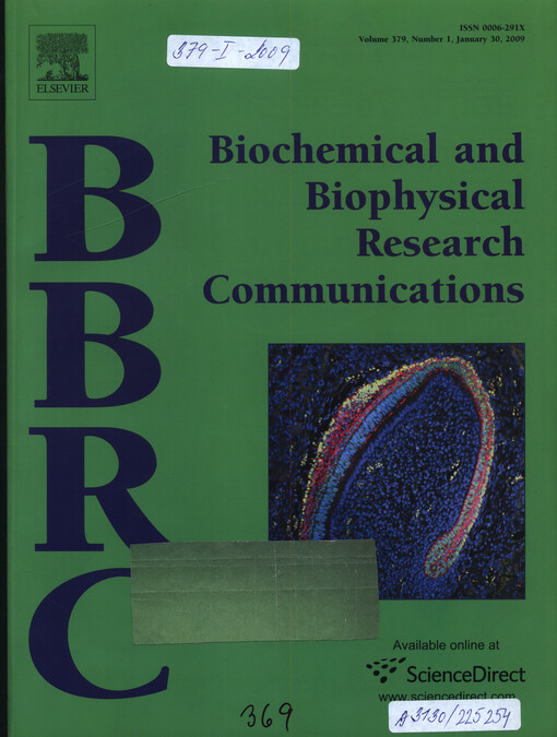 Biochemical and biophysical research communications