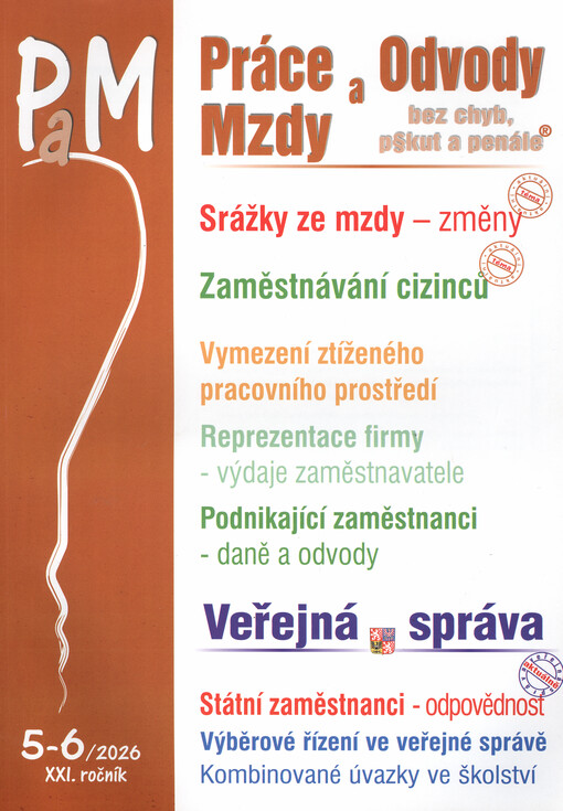 Práce, mzdy, odvody bez chyb, pokut a penále