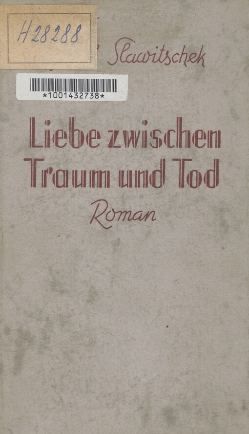 Liebe zwischen Traum und Tod: Roman