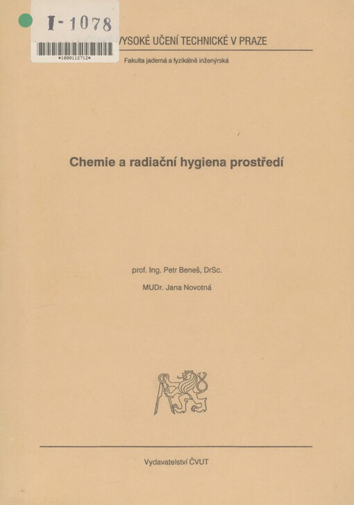 Chemie a radiační hygiena prostředí
