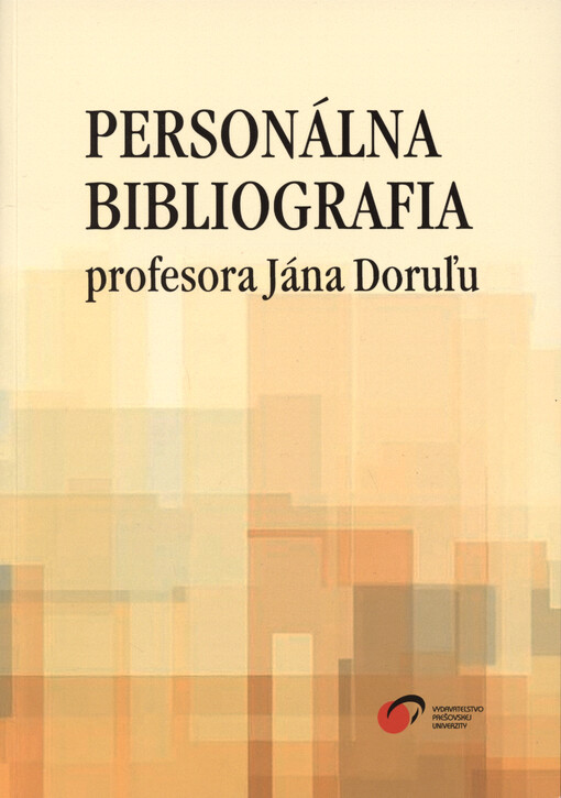 Personálna bibliografia profesora Jána Doruľu