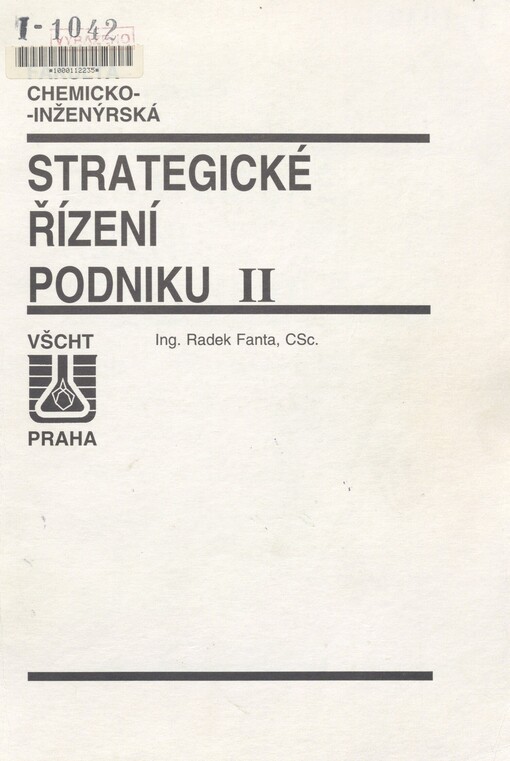 Strategické řízení podniku II