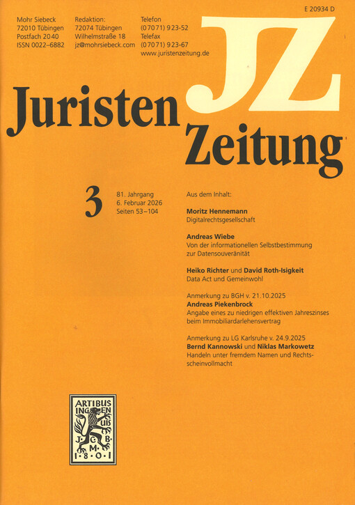 Juristen Zeitung