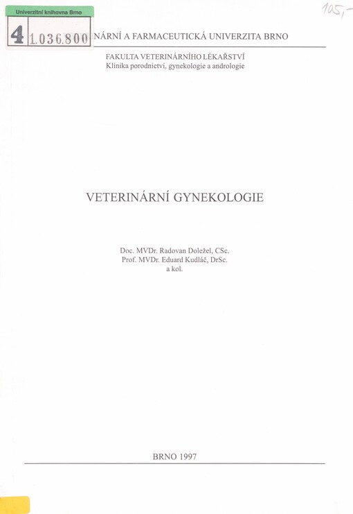 Veterinární gynekologie