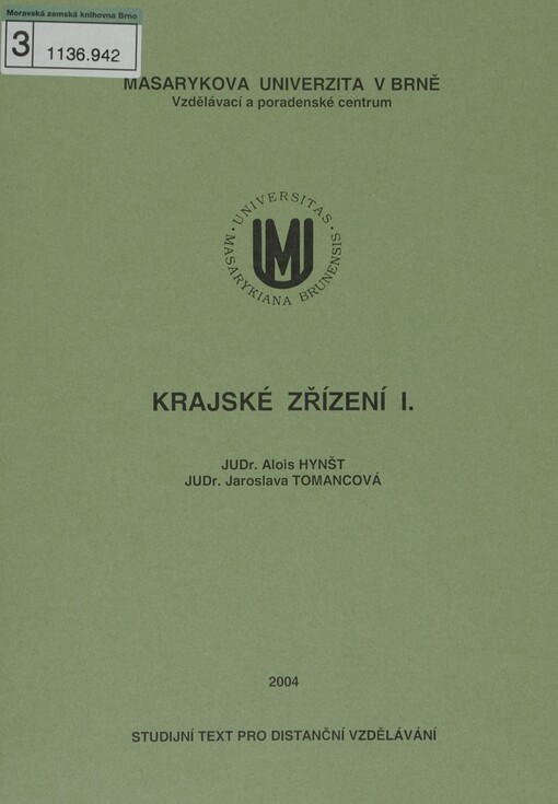 Krajské zřízení