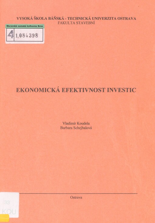 Ekonomická efektivnost investic