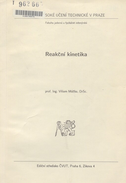 Reakční kinetika